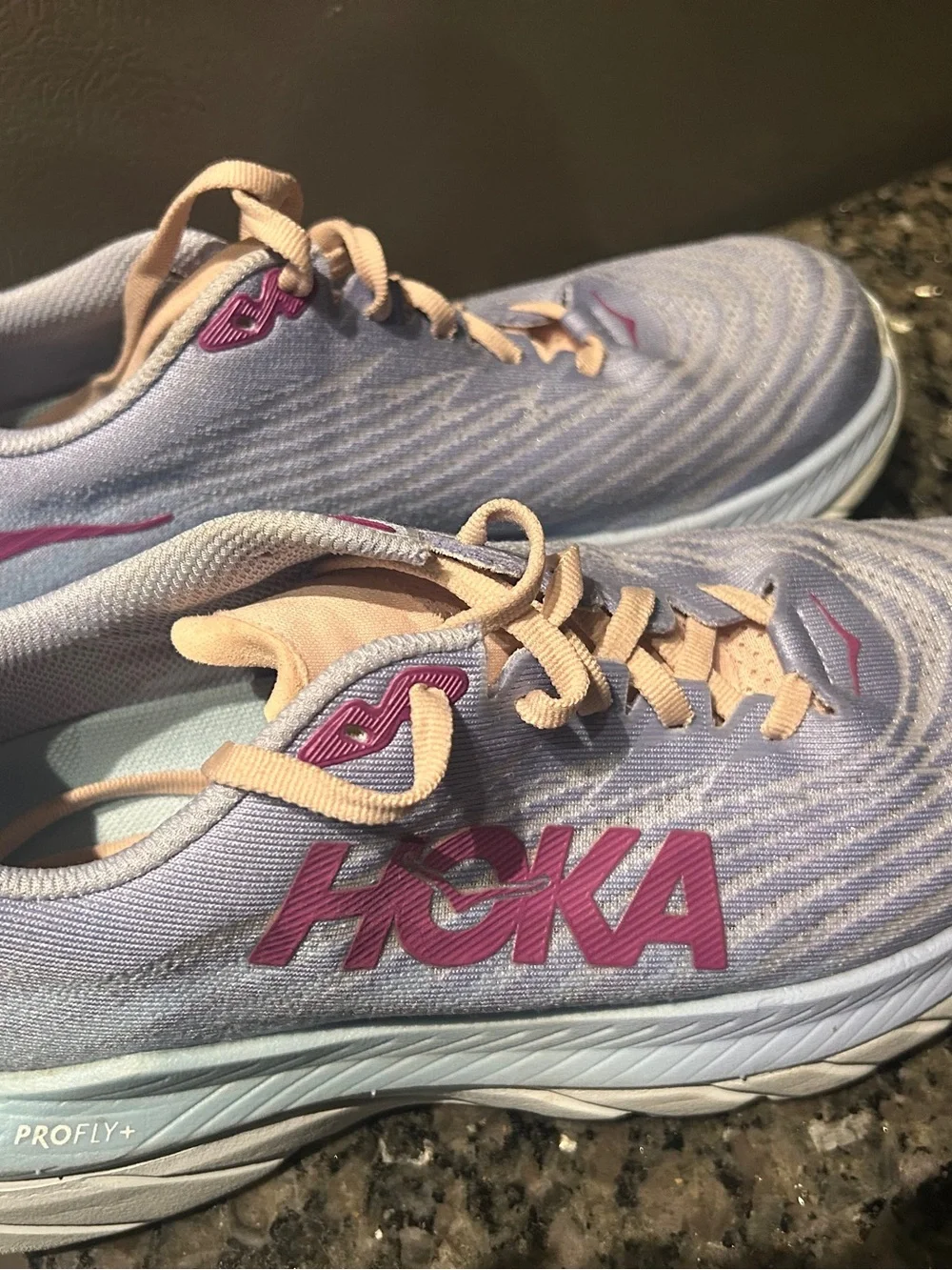 Hoka Lavender and Pink Women's Running Shoes